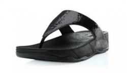 Fitflop Womens Electra Black Sequins Sandal
