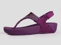 Fitflop Womens Flare Purple Fitness Sandals