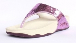 Fitflop Womens Electra Purple Sequins Sandal