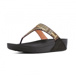 2014 New Fitflop Womens Aztek Chada Black Sandals