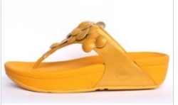 Fitflop Fleur Womens Yellow Sandals